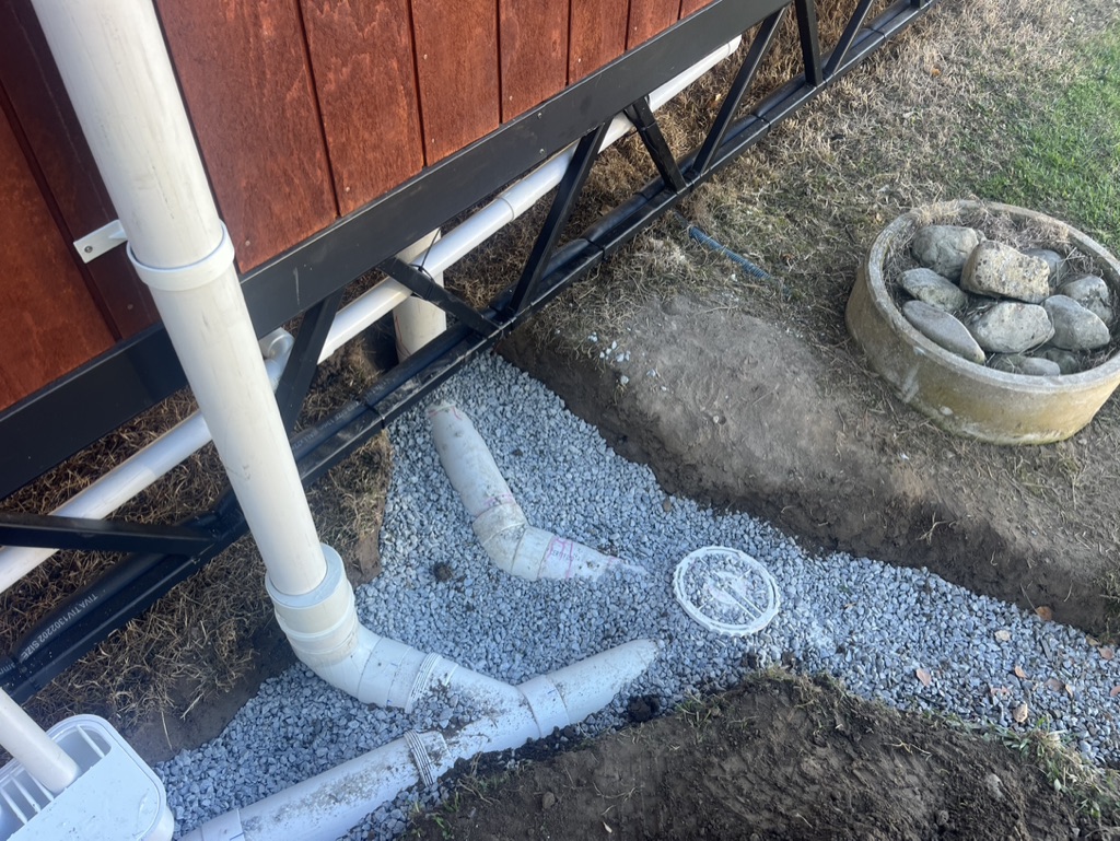 New stormwater & drainage pipework